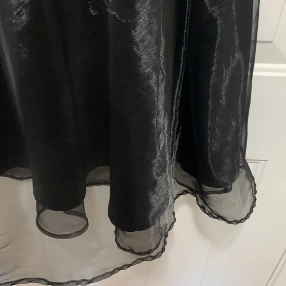 Signature by Sangria Black Midi Dress Size 6 - Picture 4 of 6